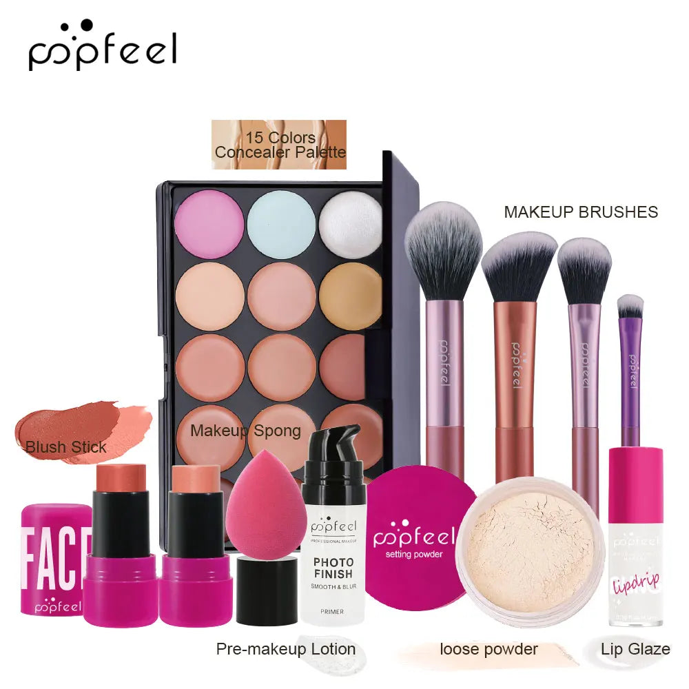 POPFEEL Kit de Maquiagem Completo